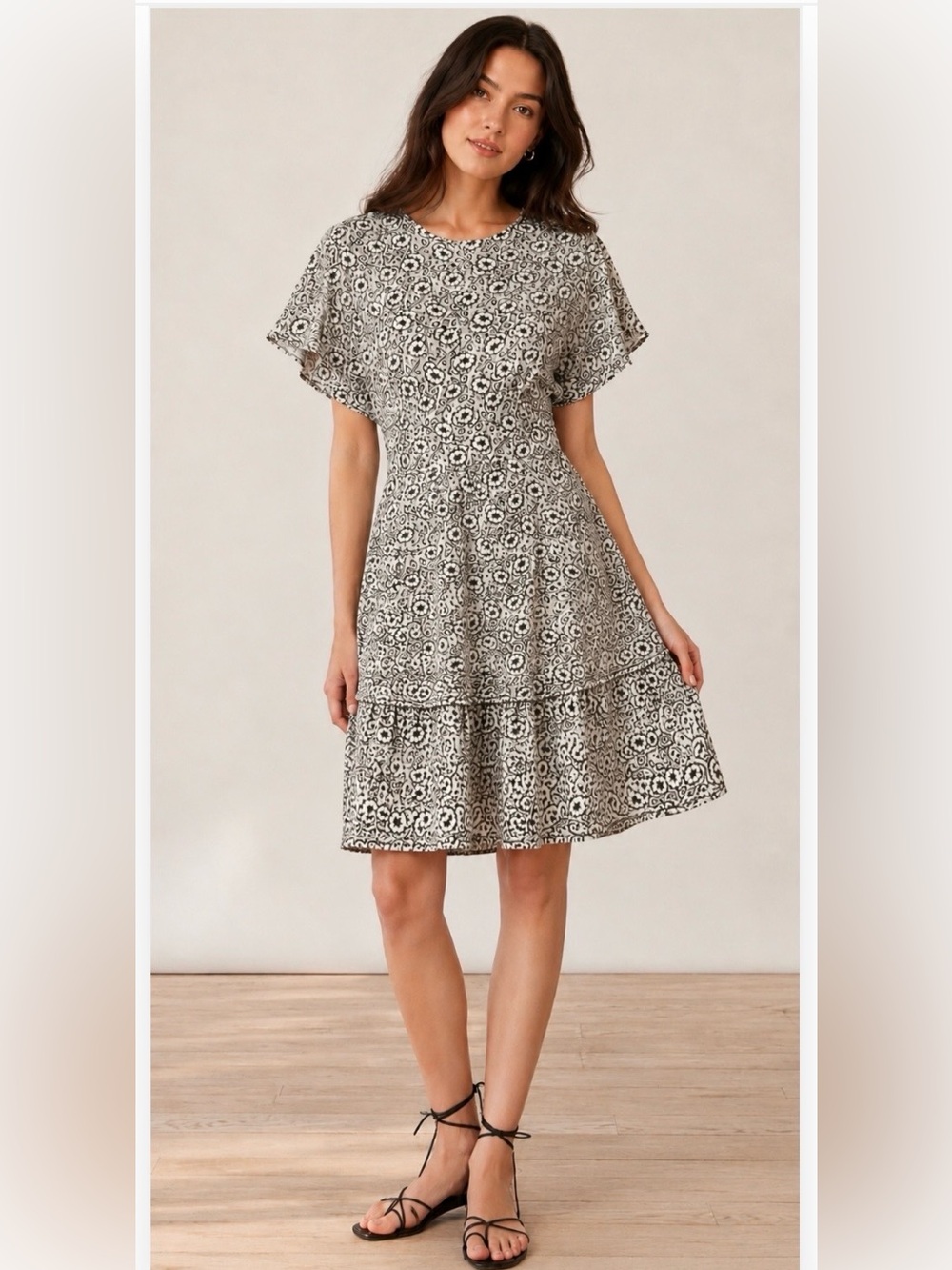 DEREK LAM 10 CROSBY Floral Dress